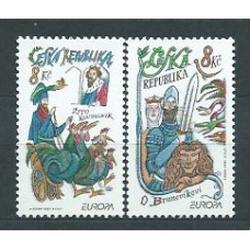 Tema Europa 1997 Chequia Yvert 141/2 ** Mnh