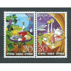 Tema Europa 2005 Chipre Yvert 1064/5 ** Mnh