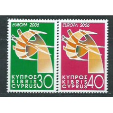 Tema Europa 2006 Chipre Yvert 1085/6 ** Mnh