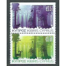 Tema Europa 2011 Chipre Yvert 1219/2a ** Mnh