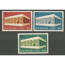 Tema Europa 1969 Chipre Yvert 311/3 ** Mnh
