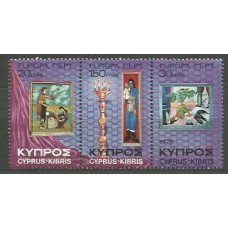 Tema Europa 1975 Chipre Yvert 420/2 ** Mnh