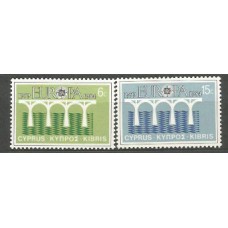 Tema Europa 1984 Chipre Yvert 606/7 ** Mnh