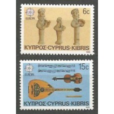 Tema Europa 1985 Chipre Yvert 637/8 ** Mnh