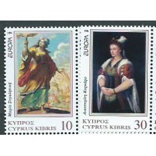 Tema Europa 1996 Chipre Yvert 879/80 ** Mnh