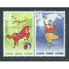 Tema Europa 2002 Chipre Yvert 998/9 ** Mnh