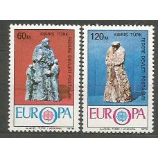 Tema Europa 1976 Chipre Turco Yvert 16/7 ** Mnh