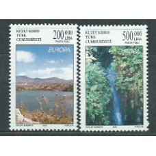 Tema Europa 2001 Chipre Turco Yvert 499/500 ** Mnh