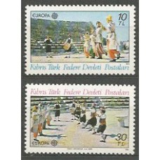 Tema Europa 1981 Chipre Turco Yvert 88/9 ** Mnh