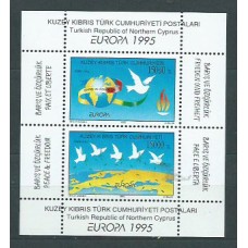 Tema Europa 1995 Chipre Turco Yvert Hoja 14 ** Mnh