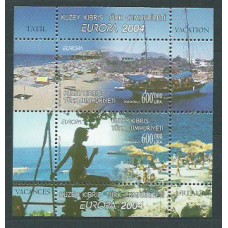 Tema Europa 2004 Chipre Turco Yvert Hoja 21 ** Mnh