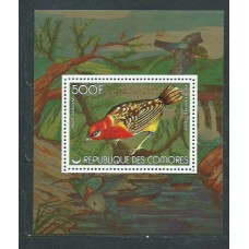 Comores - Hojas Yvert 12 ** Mnh  Fauna aves