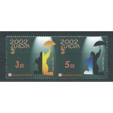 Tema Europa 2002 Croacia Yvert 575/6 ** Mnh