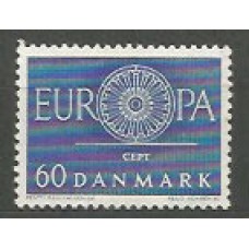 Tema Europa 1960 Dinamarca  Yvert 394 ** Mnh