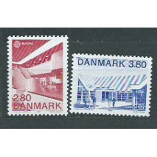 Tema Europa 1987 Dinamarca Yvert 897/8 ** Mnh