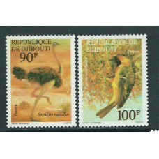 Djibouti - Correo Yvert 463/4 ** Mnh  Fauna aves