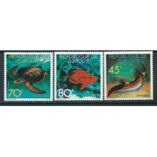 Djibouti - Correo Yvert 465/7 ** Mnh  Fauna