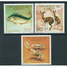 Djibouti - Correo Yvert 473/5 ** Mnh  Fauna