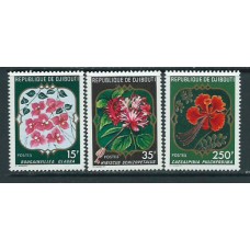 Djibouti - Correo Yvert 483/5 ** Mnh  Flores