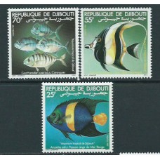 Djibouti - Correo Yvert 527/9 ** Mnh  Fauna peces