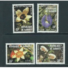 Djibouti - Correo Yvert 544/7 ** Mnh  Flores