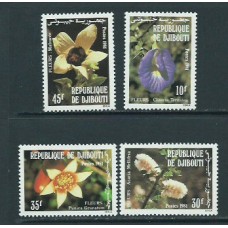 Djibouti - Correo Yvert 544/7 ** Mnh  Flores