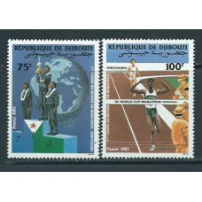 Djibouti - Correo Yvert 614/5 ** Mnh  Deportes