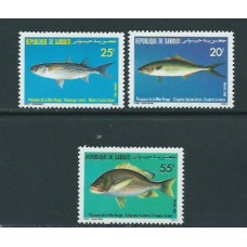 Djibouti - Correo Yvert 622/4 ** Mnh  Fauna peces