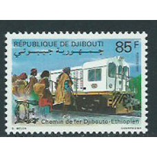 Djibouti - Correo Yvert 680 ** Mnh  Tren