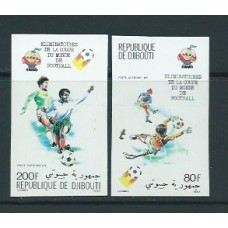 Djibouti - Aereo Yvert 147/8 Sin dentar ** Mnh