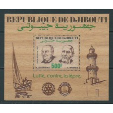 Djibouti - Hojas Yvert 6 ** Mnh  Personajes