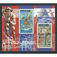 Djibouti  - Hojas Aereo Yvert 181/82 ** Mnh  Deportes