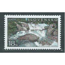 Tema Europa 2001 Eslovaquia Yvert 346 ** Mnh