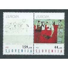 Tema Europa 1993 Eslovenia Yvert 46/7 ** Mnh