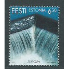 Tema Europa 2001 Estonia Yvert 385 ** Mnh