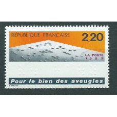 Francia - Correo 1989 Yvert 2562 ** Mnh  Escritura Braille