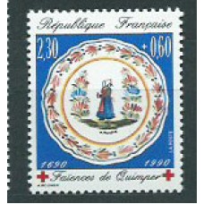 Francia - Correo 1990 Yvert 2646a ** Mnh  Cruz roja