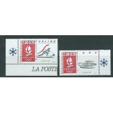 Francia - Correo 1991 Yvert 2679/80a ** Mnh  Olimpiadas de Albertville
