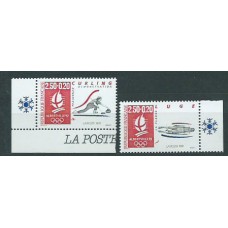 Francia - Correo 1991 Yvert 2679/80a ** Mnh  Olimpiadas de Albertville