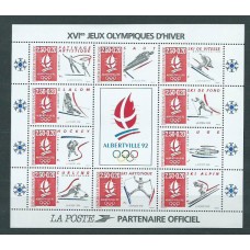 Francia - Correo 1992 Yvert 2737/42 ** Mnh  Olimpiadas de Albertville