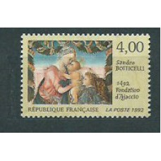 Francia - Correo 1992 Yvert 2754 ** Mnh  Pintura de Botticelli