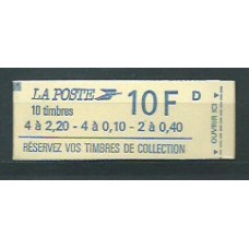 Francia - Carnets de composicion variable Yvert 1501 ** Mnh