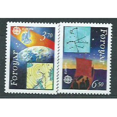 Tema Europa 1991 Feroe Yvert 211/2 ** Mnh