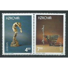 Tema Europa 1993 Feroe Yvert 240/1 ** Mnh