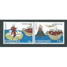 Tema Europa 1994 Feroe Yvert 254/5 ** Mnh