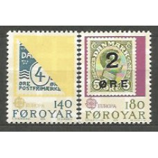 Tema Europa 1979 Feroe Yvert 37/8 ** Mnh