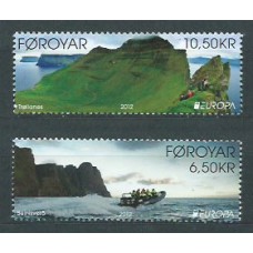 Tema Europa 2012 Feroe Yvert 745/6 ** Mnh