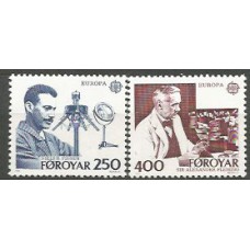 Tema Europa 1983 Feroe Yvert 78/9 ** Mnh