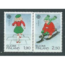 Tema Europa 1989 Finlandia Yvert 1042/3 ** Mnh