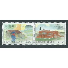 Tema Europa 1990 Finlandia Yvert 1074/5 ** Mnh